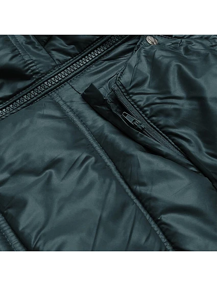 PIKOWANA PRZEJŚCIOWA KURTKA DAMSKA ZIELONA model 21245620 - Glakate