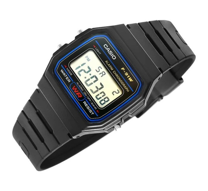 Pánské hodinky CASIO F-91W-1YER + BOX Pánské hodinky CASIO F-91W-1YER + BOX