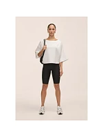 Dámské tričko Casall Aria Cropped Boatneck, bílé Dámské tričko Casall Aria Cropped Boatneck, bílé