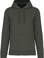 Kariban K 4027 Pánská eco-friendly mikina s kapucí 20.4027 green marble heather