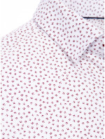 Bílá pánská košile s krátkým rukávem Dstreet KX1016