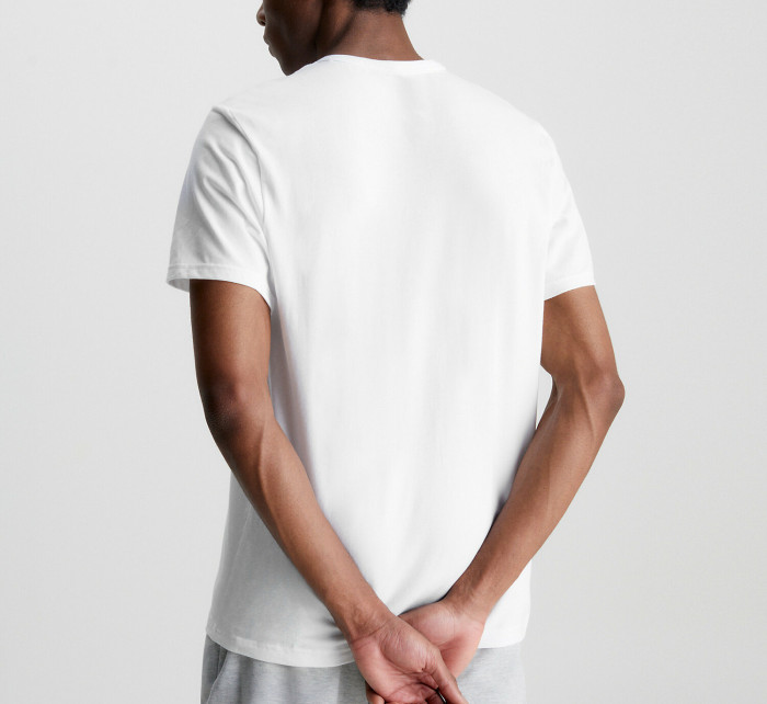 Pánské tričko Lounge T-Shirt Modern Structure 000NM2170E100 bílá - Calvin Klein