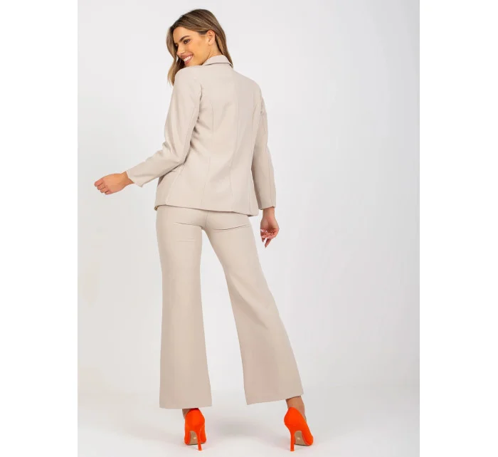 Dámské sako DHJ MA 15555 béžové - FPrice Dámské sako DHJ MA 15555 béžové - FPrice