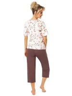 Pyžamo model 21098217 3/4 cr/r S2XL - Donna Pyžamo model 21098217 3/4 cr/r S2XL - Donna