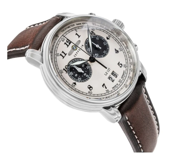 ZEPPELIN Graf Chronograph Pánské hodinky LZ 127 + BOX ZEPPELIN Graf Chronograph Pánské hodinky LZ 127 + BOX