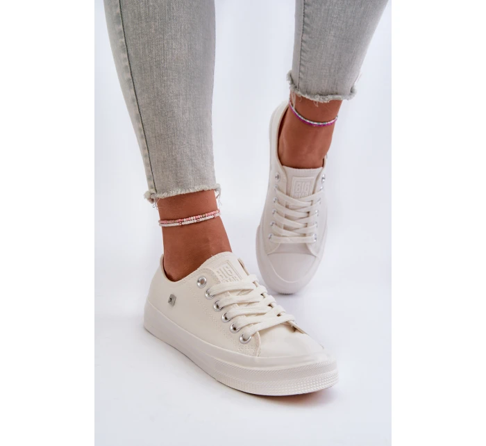 Klasické Dámské Tenisky Big Star NN274285 Bílé Klasické Dámské Tenisky Big Star NN274285 Bílé