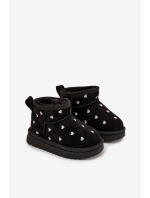 Dětské sněhule srdíčka Černé Gracina Dětské sněhule srdíčka Černé Gracina