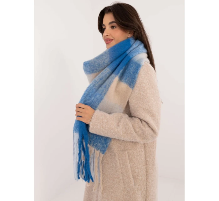 Šála AT SZ model 20527594 modrá - FPrice Šála AT SZ model 20527594 modrá - FPrice