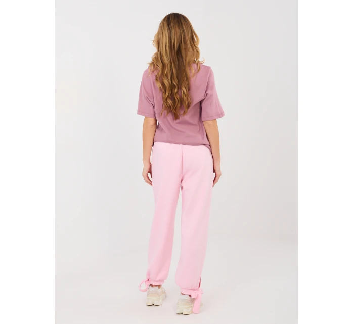 Spodnie IT SP model 21902610 jasny różowy - FPrice Spodnie IT SP model 21902610 jasny różowy - FPrice