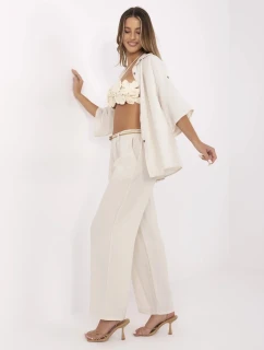 Spodnie MI SP model 21151260 jasny beżowy - FPrice