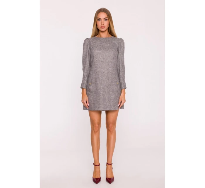mini šaty grafitové model 21295876 - Moe