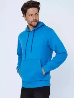 Pánská mikina s kapucí modrá FashionStreet BX5024