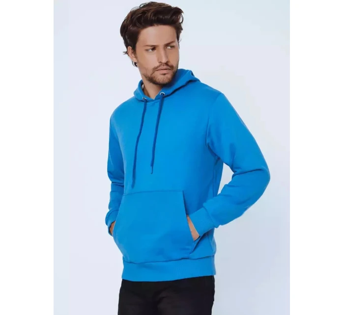 Pánská mikina s kapucí modrá FashionStreet BX5024