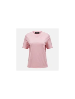 Peak Performance W Original Small Logo Tee pink