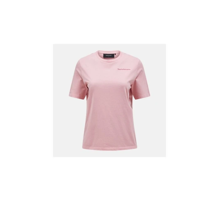Peak Performance W Original Small Logo Tee pink