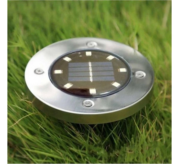 SOLÁRNÍ LAMPA 8 LED SMD PRO PROLOMENÍ KPL.4PCS