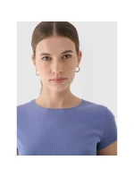 Dámské hladké tričko slim 4F 4FRAW24TTSHF2300-32S