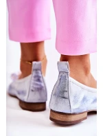 Dámské Kožené Baletky S model 21588973 - Zazoo Dámské Kožené Baletky S model 21588973 - Zazoo