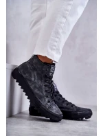 Dámské Tenisky Big Star Vysoké Zateplené Černé model 21595947 - Big Star Shoes