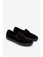 Mužské semišové polobotky Černé model 21643143 - Zazoo Mužské semišové polobotky Černé model 21643143 - Zazoo