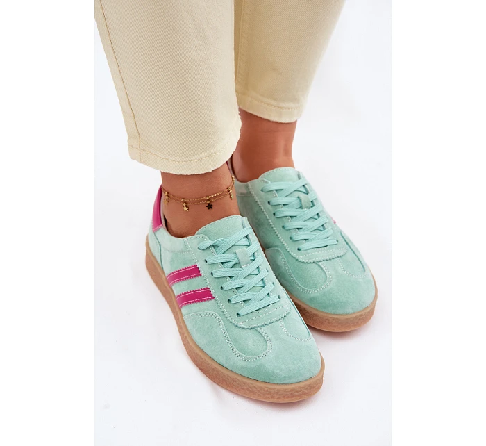 Dámské kožené semišové tenisky model 22101263 - S.Barski