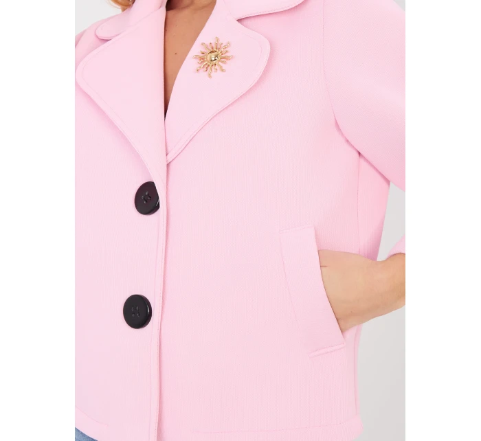 IT KR bunda FL8159 1.29 světle růžová