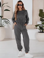 Dámská tmavě šedá tepláková souprava KEILI FashionStreet AY0647