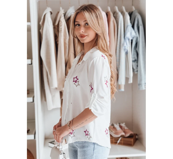 Dámské oversize tričko s white Dstreet model 21984430 - FashionStreet Dámské oversize tričko s white Dstreet model 21984430 - FashionStreet