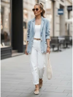 Dámská oversize džínová bunda RUNAWAY modrá FashionStreet TY4906