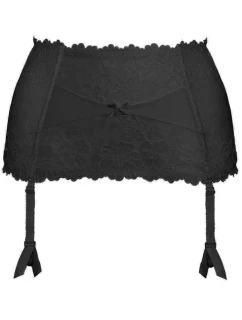 Dámský podvazkový pás 053/3 Carmela black - MAT