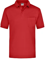 JN 26 Piqué polo s kapsou red model 22516201 - Daiber