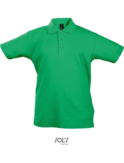 SOL'S Summer Kids II Dětské piqué polo 25.1345 kelly green SOL'S Summer Kids II Dětské piqué polo 25.1345 kelly green