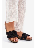 Dámské Pantofle Na Platformě Černé model 21700032 - Boto Dámské Pantofle Na Platformě Černé model 21700032 - Boto