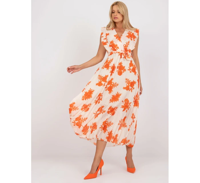 Šaty DHJ SK 13166.94P oranžová Šaty DHJ SK 13166.94P oranžová