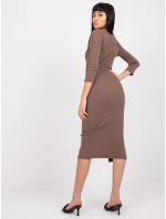 Šaty RV SK 7523.91 hnědé Šaty RV SK 7523.91 hnědé