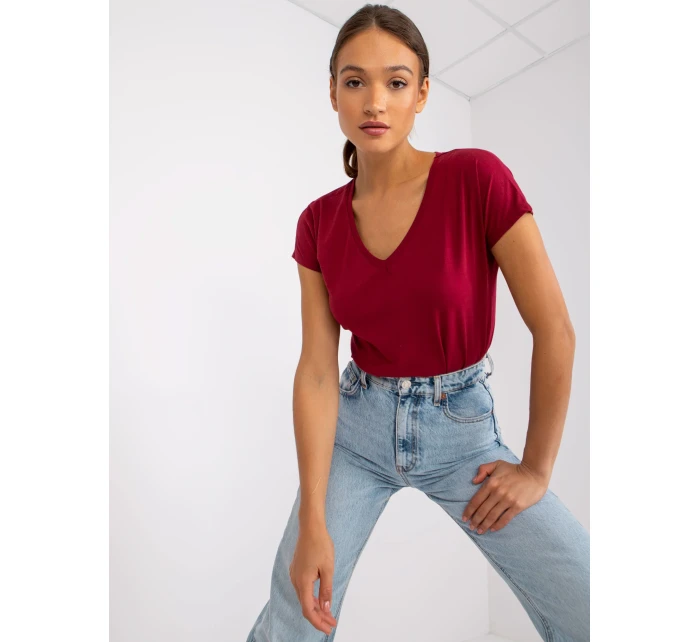 Tričko RV TS 4832.16P kaštanová