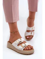 Dámské pantofle se eko bílá model 20450591 - Kesi