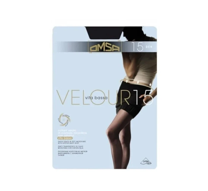 Dámské punčochové kalhoty Velour 15 den - Omsa