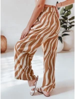 Dámské pruhované kalhoty se širokými nohavicemi  Dstreet model 21987388 - FashionStreet