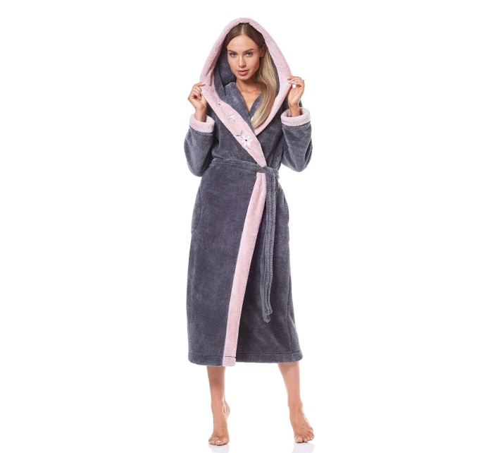 Dlouhý dámský župan  5XL model 21273702 - L&L