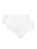 Dámské kalhotky 2 pack Basic midi white - Sloggi