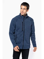 K Pánská melanžová pletená fleecová bunda 20. navy melange model 22423051 - Kariban K Pánská melanžová pletená fleecová bunda 20. navy melange model 22423051 - Kariban