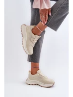 Dámské Tenisky HI-POLY SYSTEM Big Star NN274A105 Bežové Dámské Tenisky HI-POLY SYSTEM Big Star NN274A105 Bežové