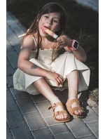 Dětské sandálky na korkové platformě se suchým zipem Camel Rorria Dětské sandálky na korkové platformě se suchým zipem Camel Rorria