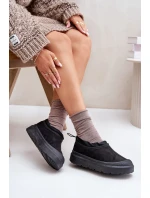 Dámské Sněhule Na Platformě S Svrškem Černé model 21676505 - Boto Dámské Sněhule Na Platformě S Svrškem Černé model 21676505 - Boto