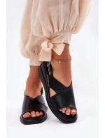 Lakovane Dámské Sandály Na Klínu Z Eko Kůže Černé Quilara Lakovane Dámské Sandály Na Klínu Z Eko Kůže Černé Quilara