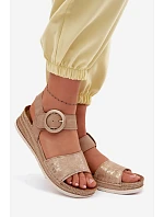 Dámské sandály Inblu RV000013 světle hnědé
