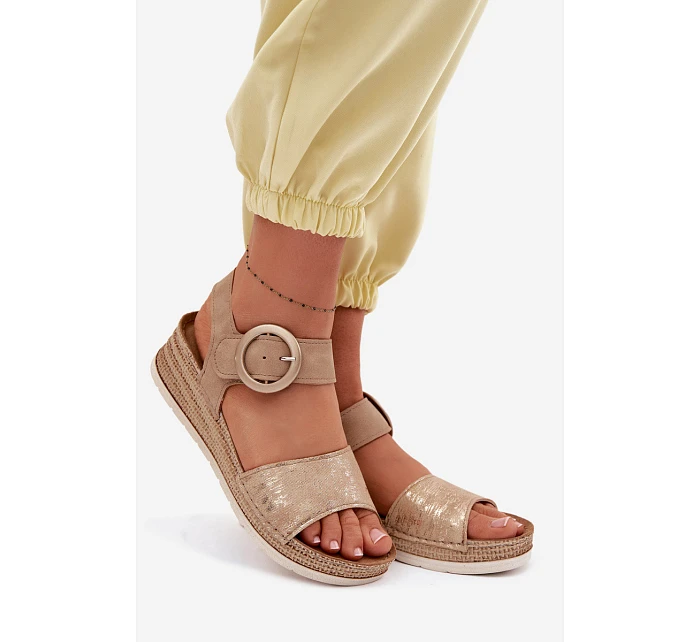 Dámské sandály Inblu RV000013 světle hnědé