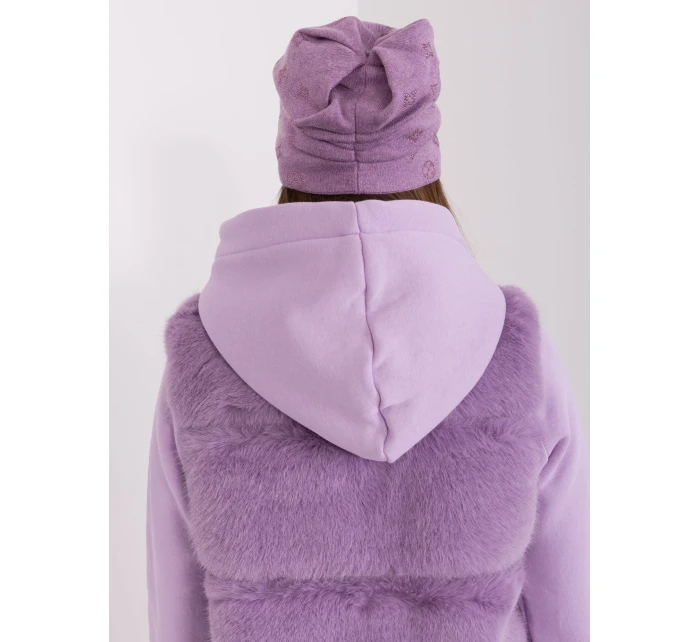 Czapka AT CZ model 18997426 jasny fioletowy - FPrice Czapka AT CZ model 18997426 jasny fioletowy - FPrice