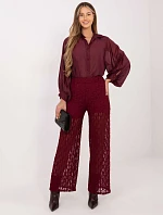 Kalhoty IT SP 9965.77 maroon